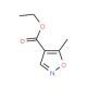 Ethyl 5-methylisoxazole-4-carboxylate (CAS 51135-73-0) - chemical structure image