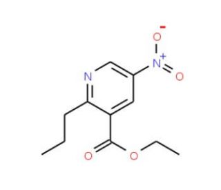 ethyl 5-nitro-2-propylnicotinate - chemical structure image