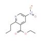 ethyl 5-nitro-2-propylnicotinate - chemical structure image