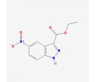 ethyl 5-nitroindazolyl-3-carboxylate (CAS 78155-85-8) - chemical structure image