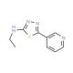 Ethyl-(5-pyridin-3-yl-[1,3,4]thiadiazol-2-yl)-amine - chemical structure image