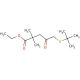 Ethyl 5-tert-Butylthio-2,2-dimethyl-4-oxopentanoate (CAS 136558-13-9) - chemical structure image