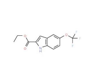 Ethyl 5-(trifluoromethoxy)indole-2-carboxylate (CAS 175203-82-4) - chemical structure image