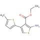 ethyl 5′-amino-5-methyl-2,3′-bithiophene-4′-carboxylate - chemical structure image