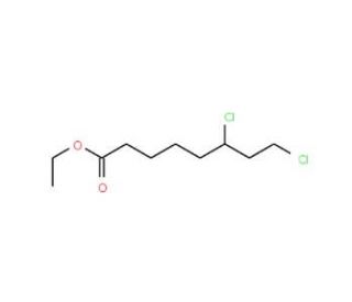Ethyl 6,8-dichlorooctanoate (CAS 1070-64-0) - chemical structure image