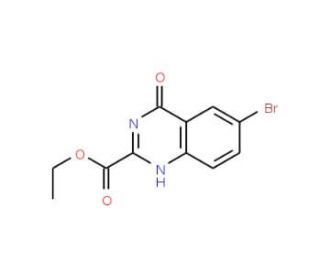 ethyl 6-bromo-4-oxo-3,4-dihydroquinazoline-2-carboxylate - chemical structure image
