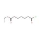 Ethyl 6-(chloroformyl)hexanoate (CAS 14794-32-2) - chemical structure image