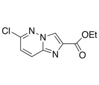 Ethyl 6-Chloroimidazo[1,2-b]pyridazine-2-carboxylate (CAS 64067-99-8) - chemical structure image