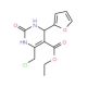ethyl 6-(chloromethyl)-4-(2-furyl)-2-oxo-1,2,3,4-tetrahydropyrimidine-5-carboxylate - chemical structure image