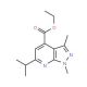 ethyl 6-isopropyl-1,3-dimethyl-1H-pyrazolo[3,4-b]pyridine-4-carboxylate - chemical structure image