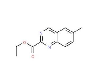 Ethyl-6-methyl-2-quinazolinecarboxylate (CAS 1159976-37-0) - chemical structure image