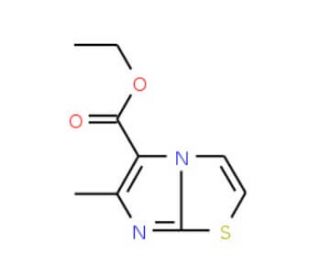 ethyl 6-methylimidazo[2,1-b][1,3]thiazole-5-carboxylate (CAS 57626-37-6) - chemical structure image