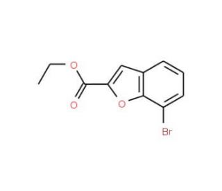 Ethyl 7-bromobenzofuran-2-carboxylate (CAS 1033201-65-8) - chemical structure image