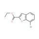 Ethyl 7-bromobenzofuran-2-carboxylate (CAS 1033201-65-8) - chemical structure image