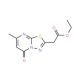 Ethyl (7-methyl-5-oxo-5H-[1,3,4]thiadiazolo-[3,2-a]pyrimidin-2-yl)acetate - chemical structure image