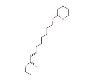 Ethyl 9-(2-tetrahydropyranyloxy)-2-nonenoate - chemical structure image