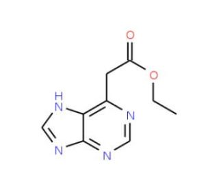 Ethyl (9H-purin-6-yl)acetate (CAS 2228-04-8) - chemical structure image