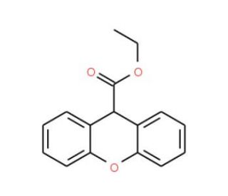 Ethyl 9H-xanthene-9-carboxylate (CAS 7401-03-8) - chemical structure image