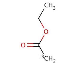 Ethyl acetate-2-13C (CAS 58735-82-3) - chemical structure image