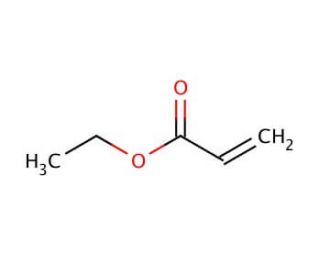 Ethyl acrylate (CAS 140-88-5) - chemical structure image