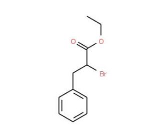 Ethyl &alpha;-Bromo-&beta;-phenylpropionate 90% (CAS 39149-82-1) - chemical structure image