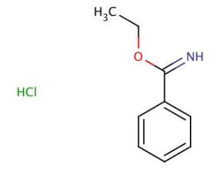 Ethyl benzimidate hydrochloride (CAS 5333-86-8) - chemical structure image