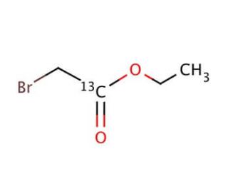 Ethyl bromoacetate-1-13C (CAS 61203-71-2) - chemical structure image