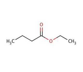 Ethyl butyrate (CAS 105-54-4) - chemical structure image