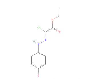 Ethyl chloro[(4-fluorophenyl)hydrazono]acetate (CAS 37522-19-3) - chemical structure image