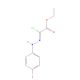 Ethyl chloro[(4-fluorophenyl)hydrazono]acetate (CAS 37522-19-3) - chemical structure image
