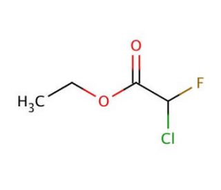 Ethyl chlorofluoroacetate (CAS 401-56-9) - chemical structure image