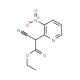 ethyl cyano(3-nitropyridin-2-yl)acetate - chemical structure image