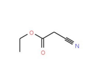 Ethyl cyanoacetate (CAS 105-56-6) - chemical structure image