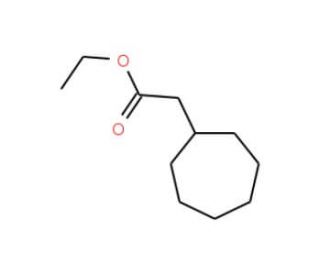 Ethyl cycloheptylacetate (CAS 80246-70-4) - chemical structure image
