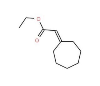Ethyl cycloheptylideneacetate (CAS 1903-23-7) - chemical structure image