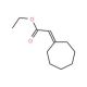 Ethyl cycloheptylideneacetate (CAS 1903-23-7) - chemical structure image