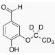 Ethyl-d5 Vanillin (CAS 1335401-74-5) - chemical structure image