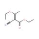 Ethyl (E)-2-cyano-3-ethoxycrotonate (CAS 932750-29-3) - chemical structure image