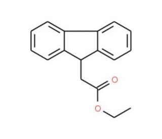 Ethyl fluorene-9-acetate (CAS 159803-52-8) - chemical structure image