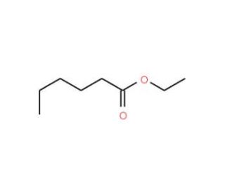 Ethyl hexanoate (CAS 123-66-0) - chemical structure image