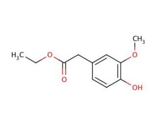 Ethyl homovanillate (CAS 60563-13-5) - chemical structure image
