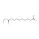 Ethyl hydrogen sebacate (CAS 693-55-0) - chemical structure image