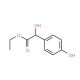 Ethyl hydroxy(4-hydroxyphenyl)acetate (CAS 68758-68-9) - chemical structure image