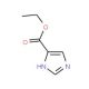 Ethyl imidazole-4-carboxylate (CAS 23785-21-9) - chemical structure image