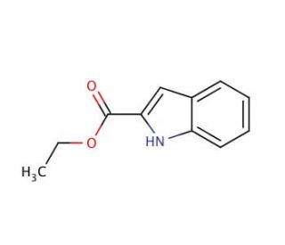 Ethyl indole-2-carboxylate (CAS 3770-50-1) - chemical structure image