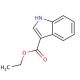 Ethyl indole-3-carboxylate (CAS 776-41-0) - chemical structure image