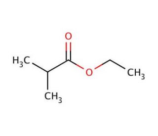 Ethyl isobutyrate (CAS 97-62-1) - chemical structure image