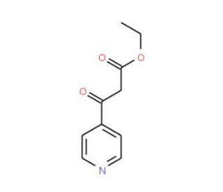 Ethyl isonicotinylacetate (CAS 26377-17-3) - chemical structure image