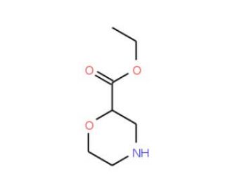 Ethyl Morpholine-2-carboxylate (CAS 135782-25-1) - chemical structure image