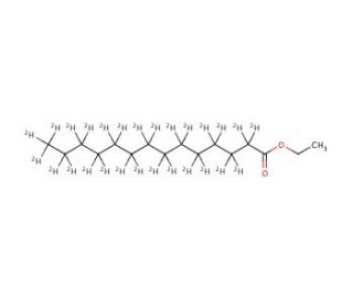 Ethyl Myristate-d27 (CAS 124-06-1 (unlabeled)) - chemical structure image